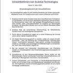Umweltleitlinie ScaleUp Technologies